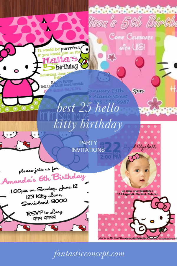 Best 25 Hello Kitty Birthday Party Invitations Home, Family, Style
